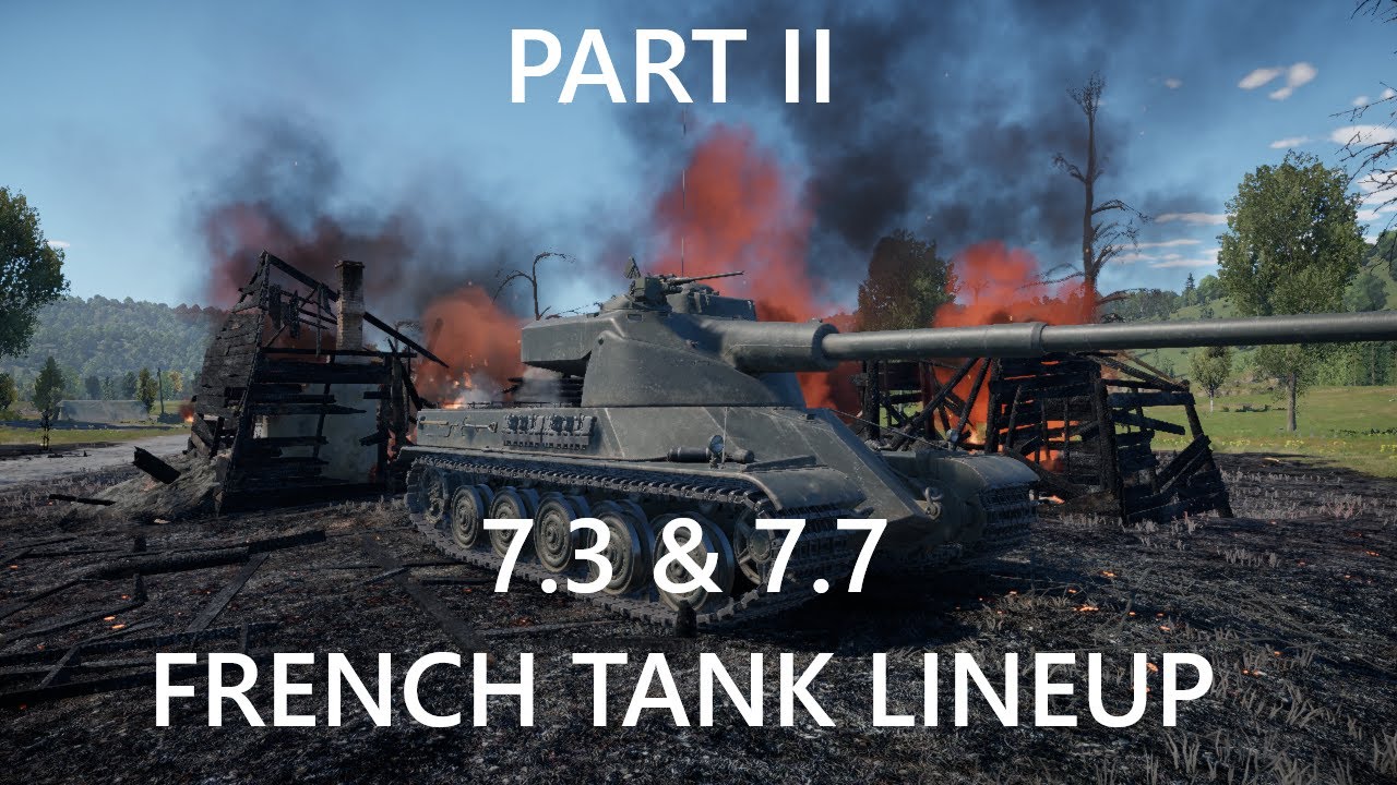 7.3 & 7.7 French Tank Line Up Pt2 | AMX1390/Surbaisse/Somua/E.B.R./Surblinde
