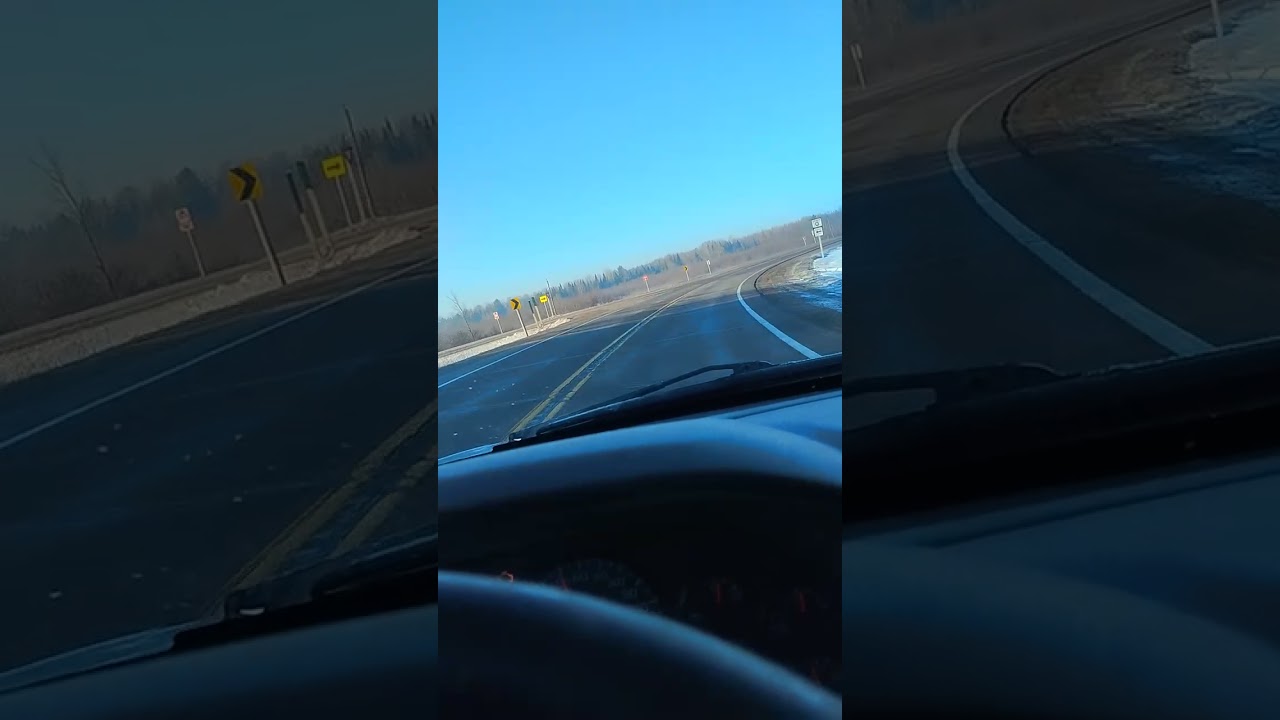 Highway 64 Drive To Gilman, Wisconsin 