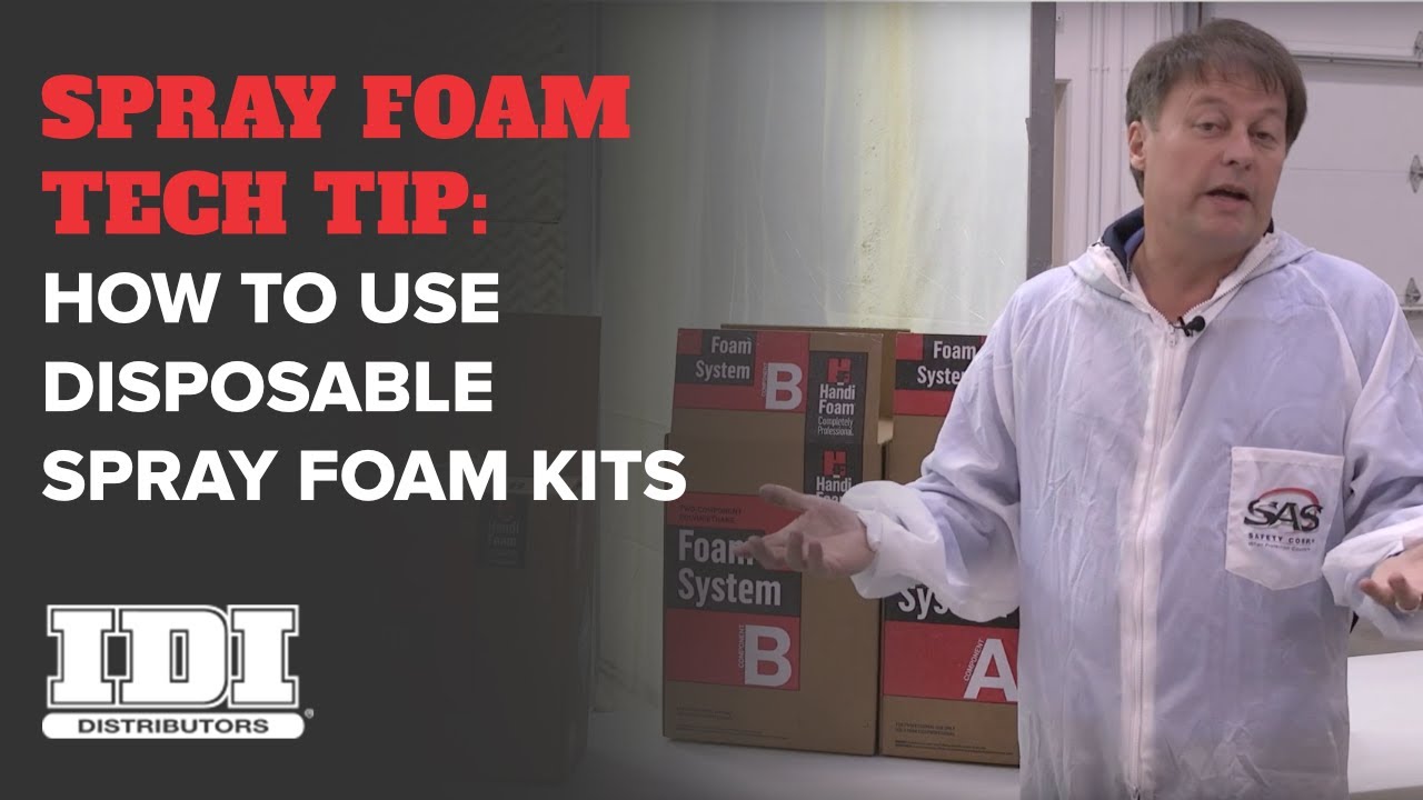 How to Use Disposable, Portable Spray Foam Insulation Kits