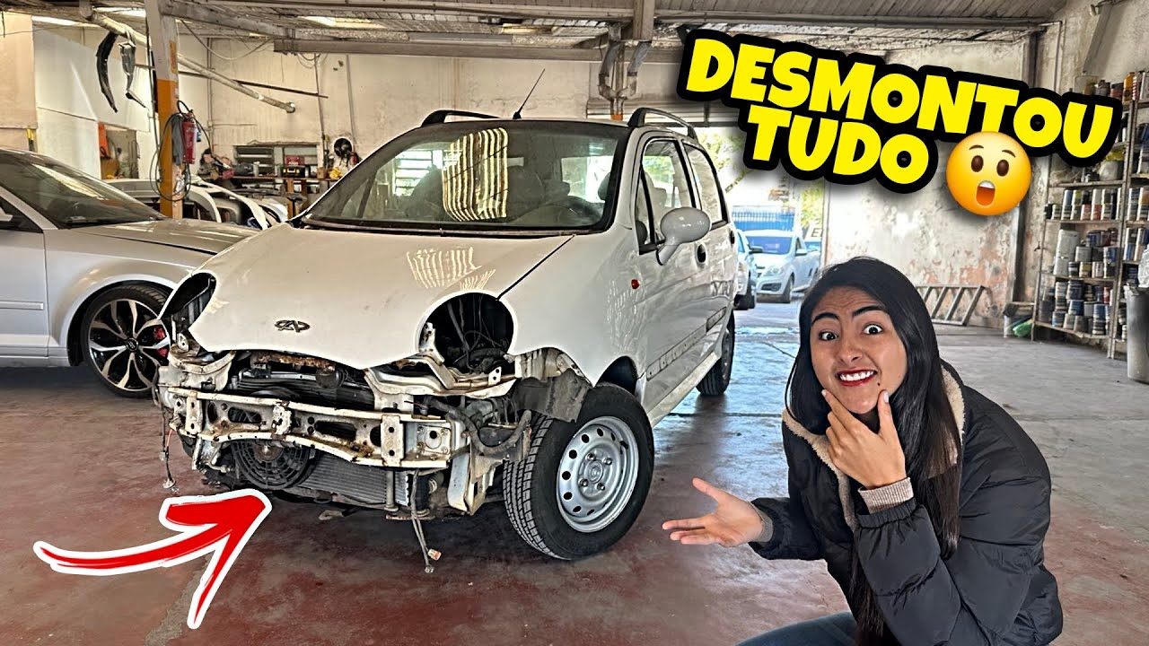 INÍCIO DA REFORMA DO CHERY QQ DO LEILÃO!!!