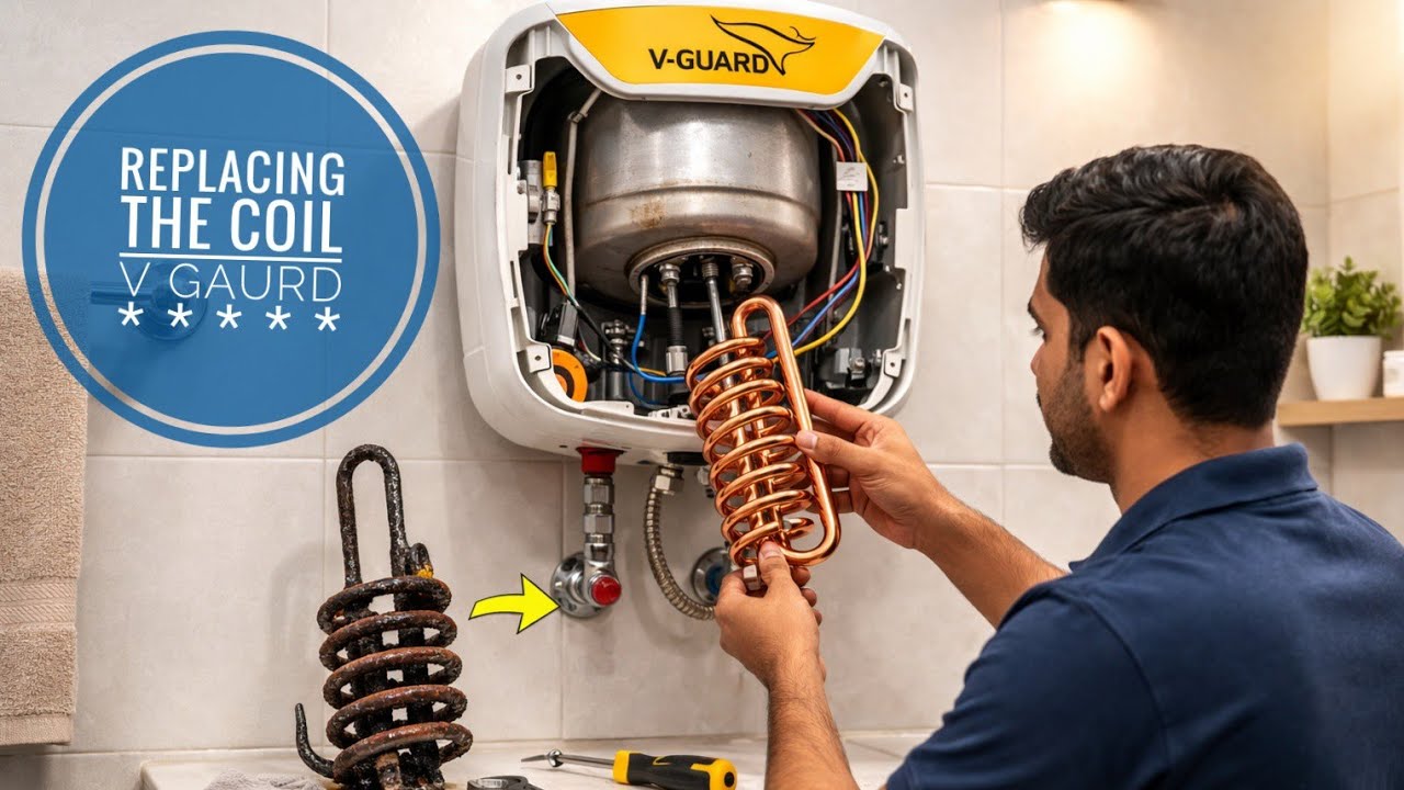 Geyser ka coil change ho gaya 😒😒