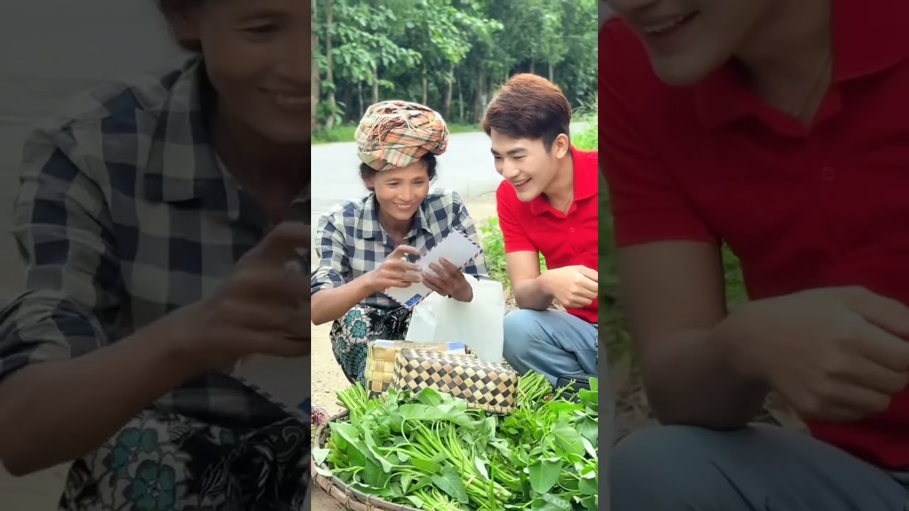 ကန်စွန်းရွက်သည် သားအမိ ခြုံစရာစောင်မရှိတော့ စောင်လေးရလို့ပျော်သွားတယ်😍🙏