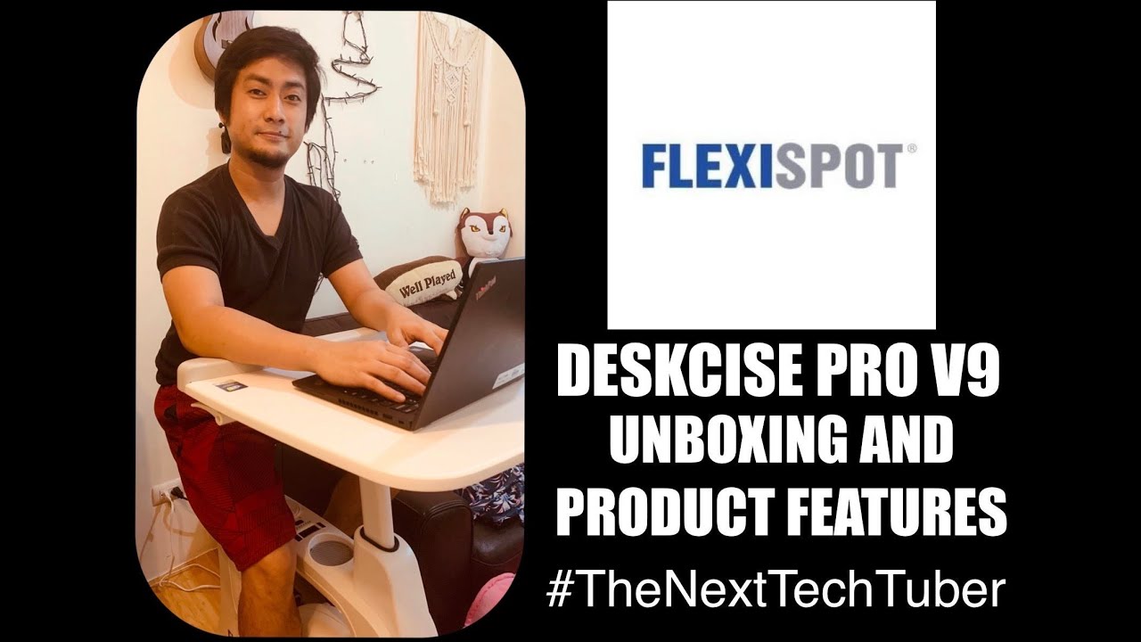Flexispot Deskcise Pro V9 Unboxing and Product Features