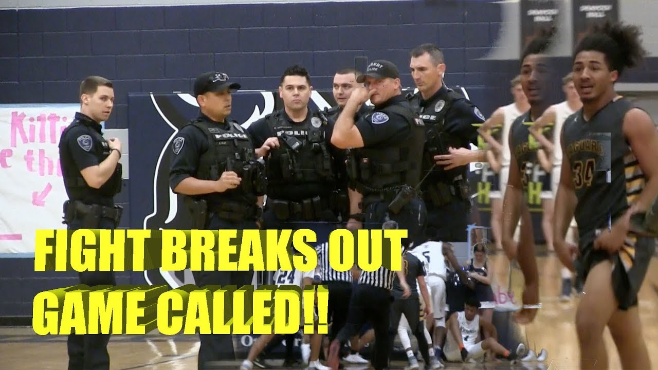 FISTS THROWN!? GAME CALLED Higley vs Saguaro Game Recap