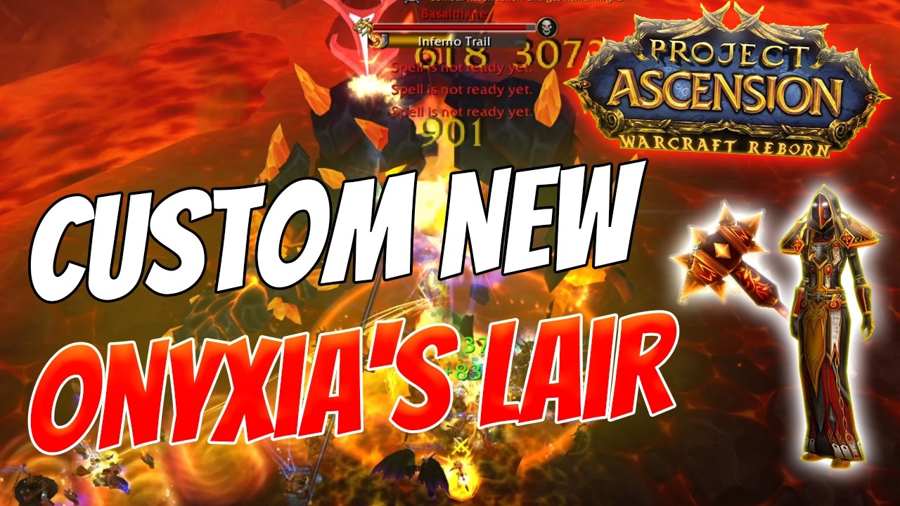 Custom New Onyxia's Lair Raid: New Bosses & Mechanis are Crazy Fun! [WoW Ascension Bronzebeard]