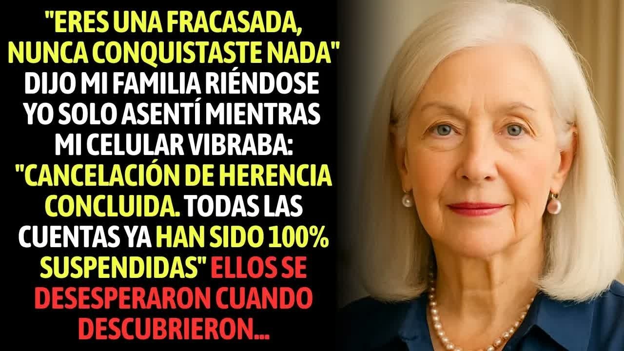 Mi Familia Me Llamó Fracasada — Entonces Mi Abogada Realizó La Cancelación De La Herencia De Ellos..