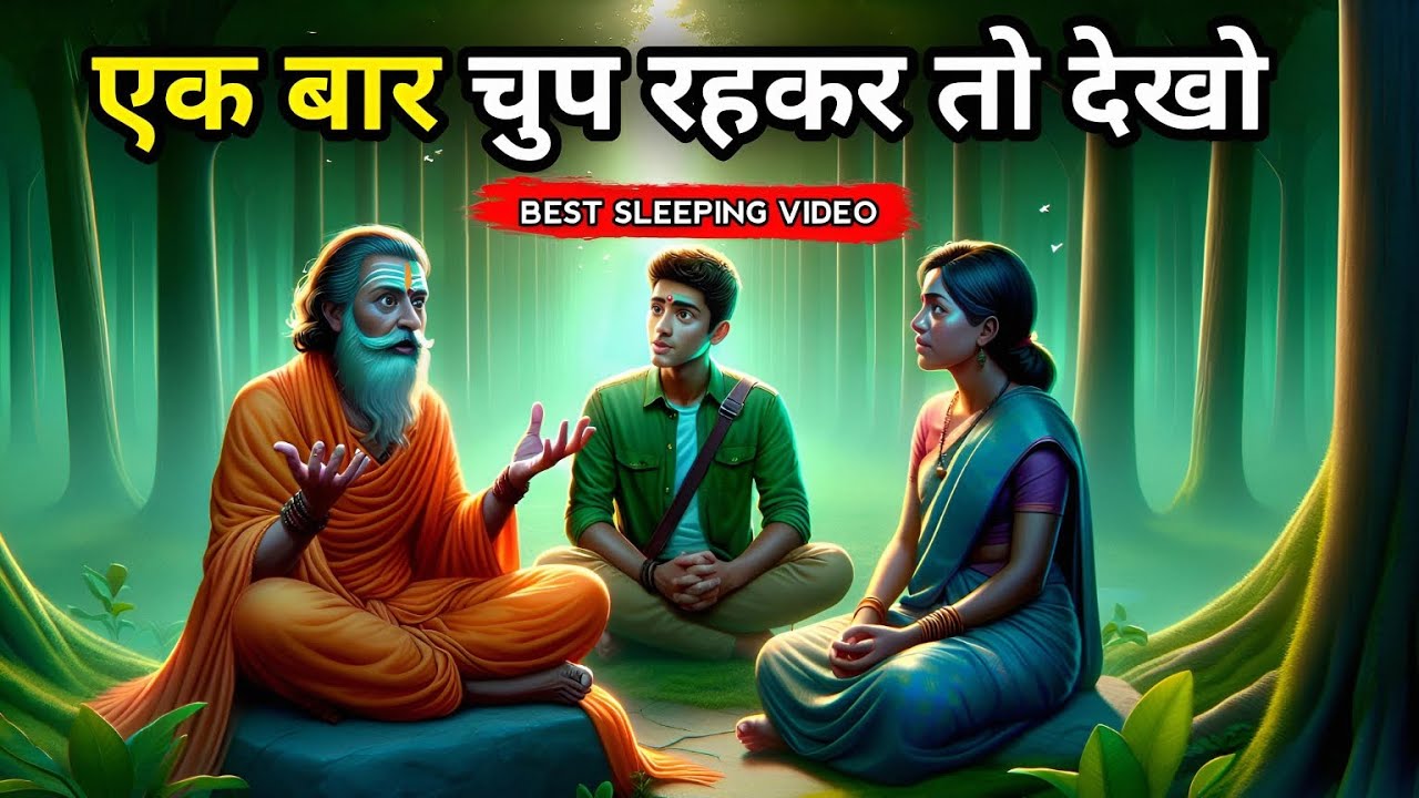 मौन की ताकत जिसे दुनिया छुपाती है | BUDDHIST STORY IN HINDI BEST SLEEPING VIDEO IN HINDI 