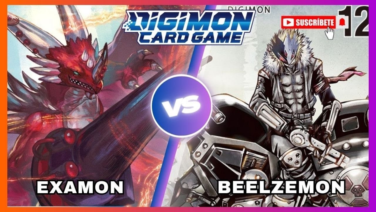 Examon vs Beelzemon | Digimon Card Game | Casual Match