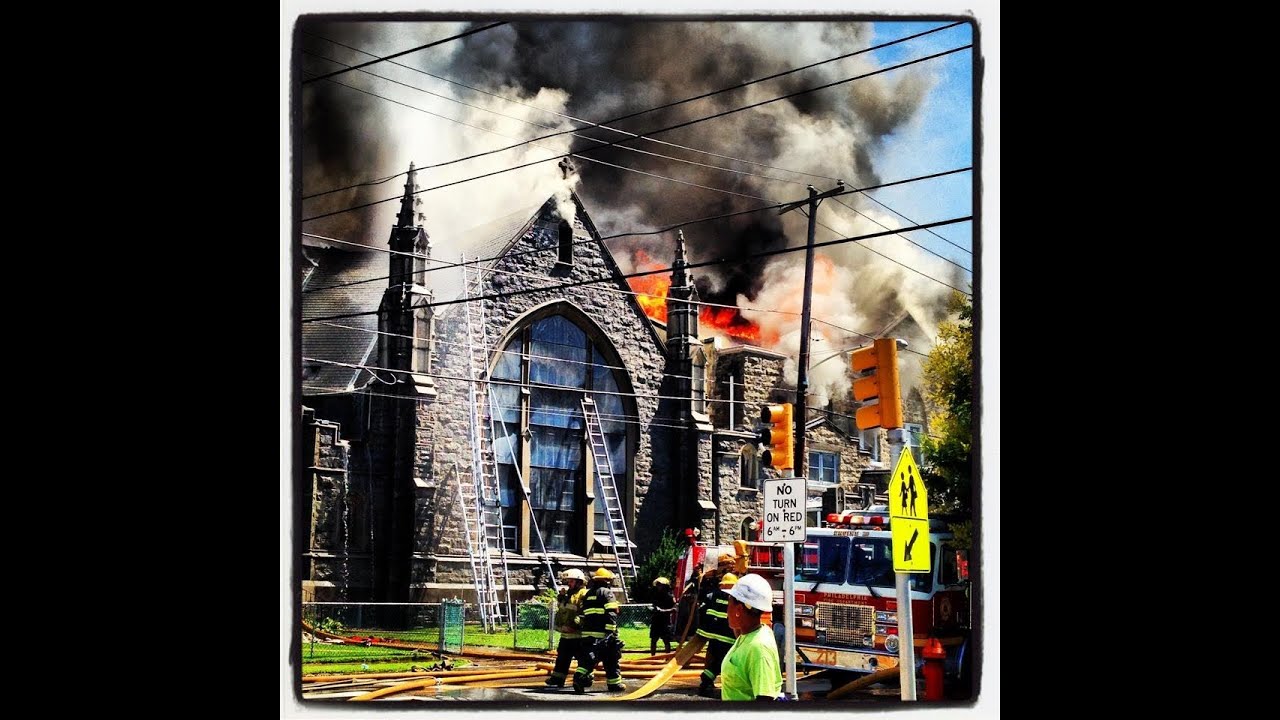 Philadelphia Four Alarm Church Fire 08/25/2013