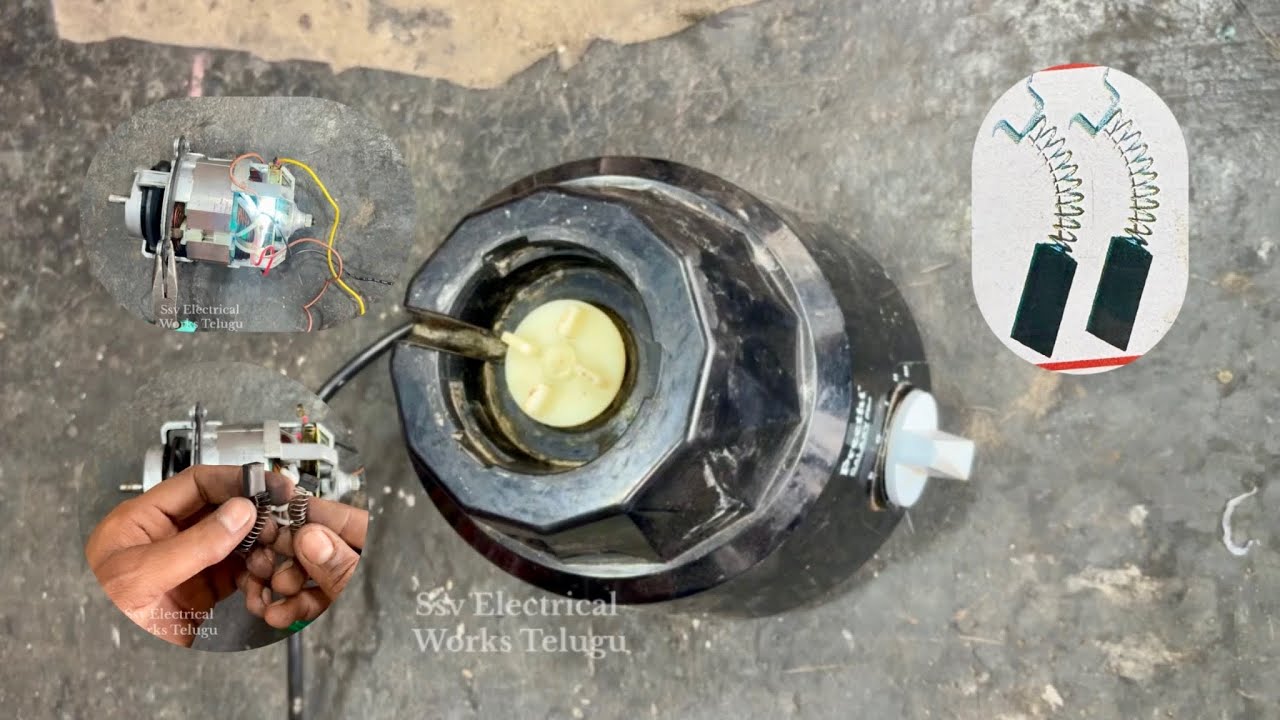 Preethi Galaxy Plus mixer carbons changing #preethi #galaxyplus 