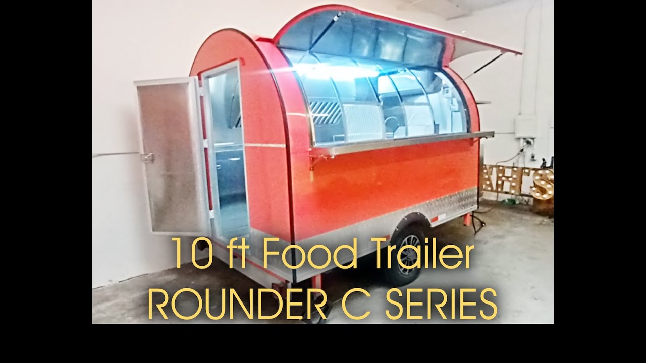 Custom Food Trailer: 10' Rounder C-Series Model with Arete Food Trailers
