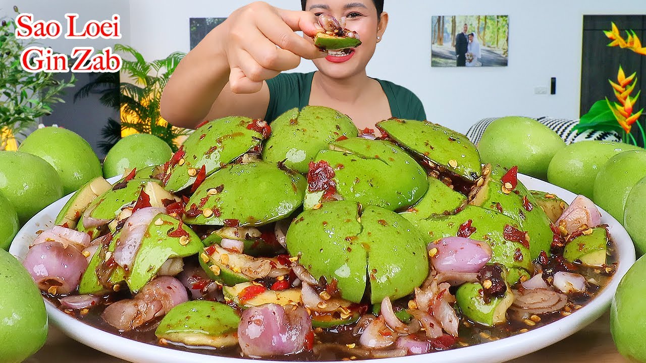 กินตำมะม่วงเผ็ดๆ‼️มะม่วงเปรี้ยวกรอบๆแซ่บๆจ้า | Spicy Sour Mango Salad