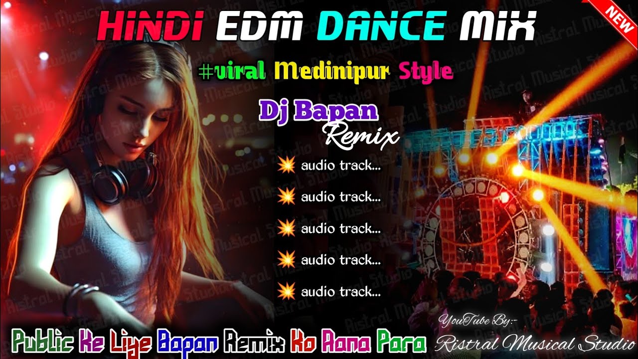 HINDI UNIQUE STYLE EDM DANCE DHAMAKA DJ 💥 HINDI CRAZY EDM DANCE DJ SONG 💥 DJ BAPAN REMIX