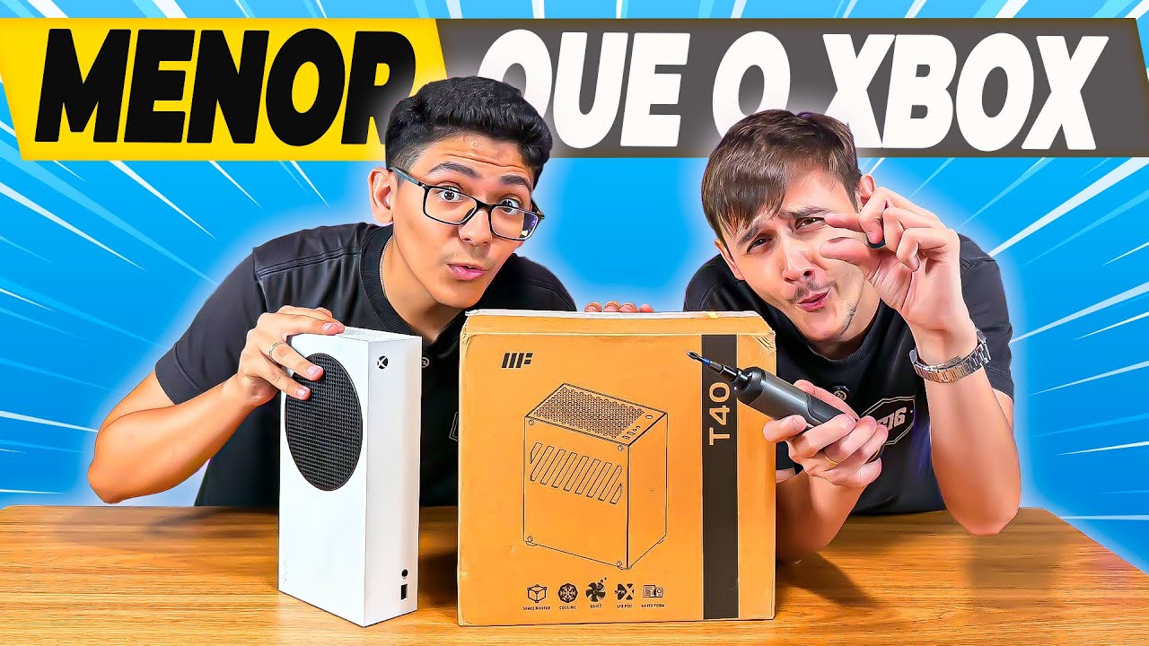 MONTAMOS O MENOR PC GAMER DO MUNDO 😁 [RE-RUN]