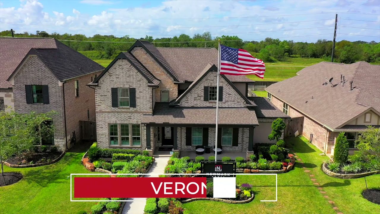 Newmark Homes Verona Floor Plan | Sienna Model Home in Missouri City, TX