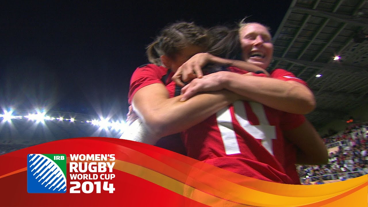 Magali Harvey scores INCREDIBLE try for Canada in Women's Rugby World Cup semi final