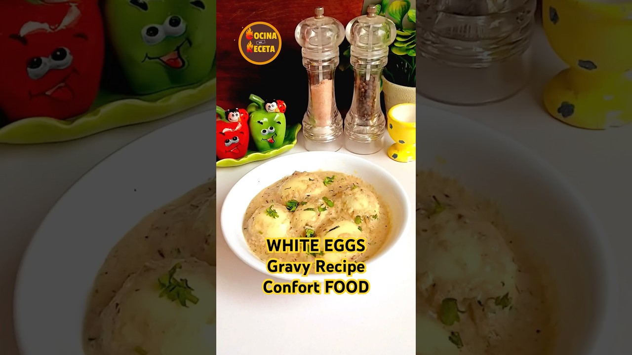 White EGG Gravy Recipe Restaurant STYLE