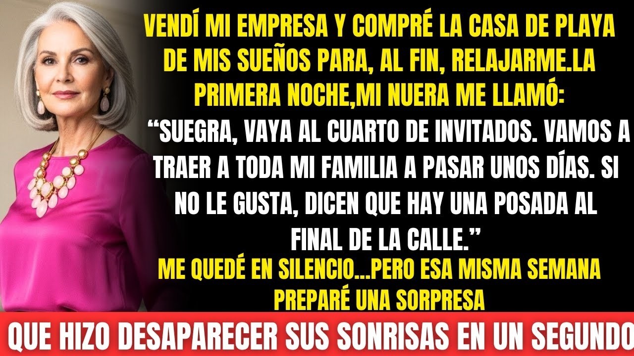 Mi nuera y su familia invadieron mi casa de playa. Pero no imaginó lo que le esperaba