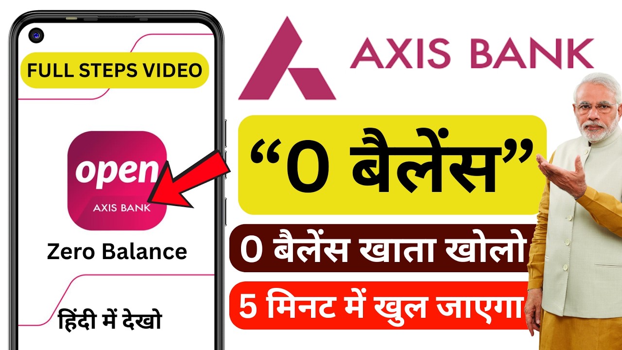 Axis Bank Zero Balance Account 2026 | Axis Bank Zero Balance Account Opening Online | Axis Bank