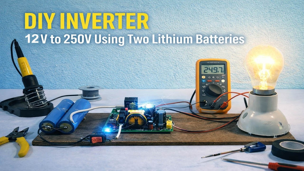 Design and Build a 12V to 250V Inverter Circuit | DC to AC Inverter | @Extensive Activity