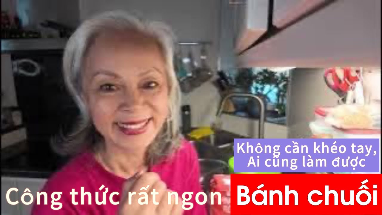 Best banana bread recipe, hết sảy con bà Bảy | Ánh Nguyệt cuộc sống Hà Lan