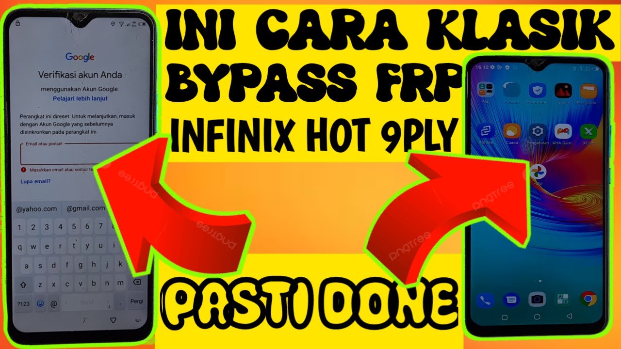 CARA CLASIK‼️ BYPASS FRP AKUN GOOGLE INFINIX HOT 9 PLAY TANPA KOMPUTER