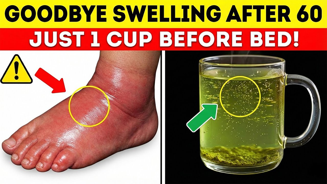 GOODBYE Swelling! 5 Bedtime Fixes That Drain Swollen Legs Overnight For Older Adults