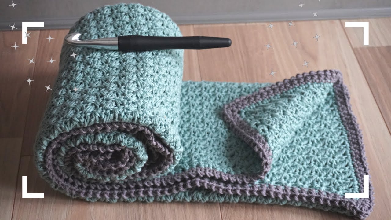 So einfach! Babydecke Agave häkeln ❤️