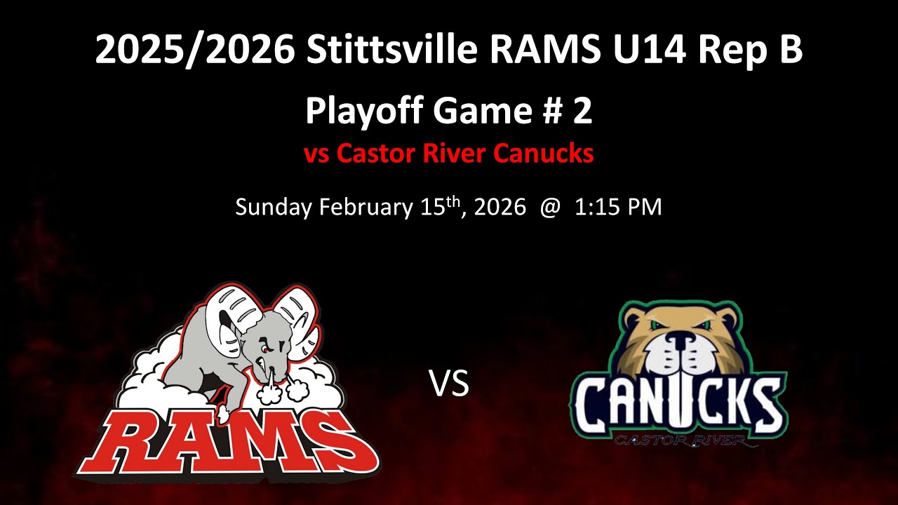U14 RAMS: Playoff Game #2 vs Castor River Canucks