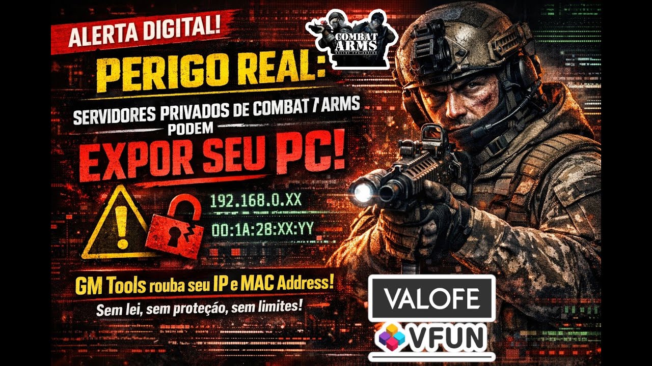 ALERTA M&Aacute;XIMO: Servidores Privados de Combat Arms Est&atilde;o Expondo Seu IP e Seu PC