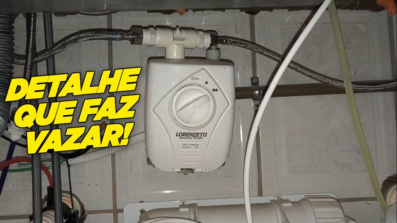 Aquecedor Lorenzetti Vazando Água 💧 | Como Resolvi + Dicas.