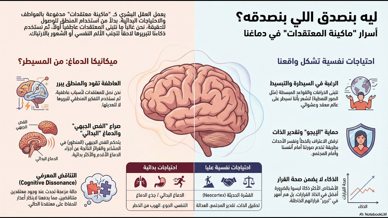 لماذا نعتقد ما نعتقده؟ - علم أعصاب المعتقد