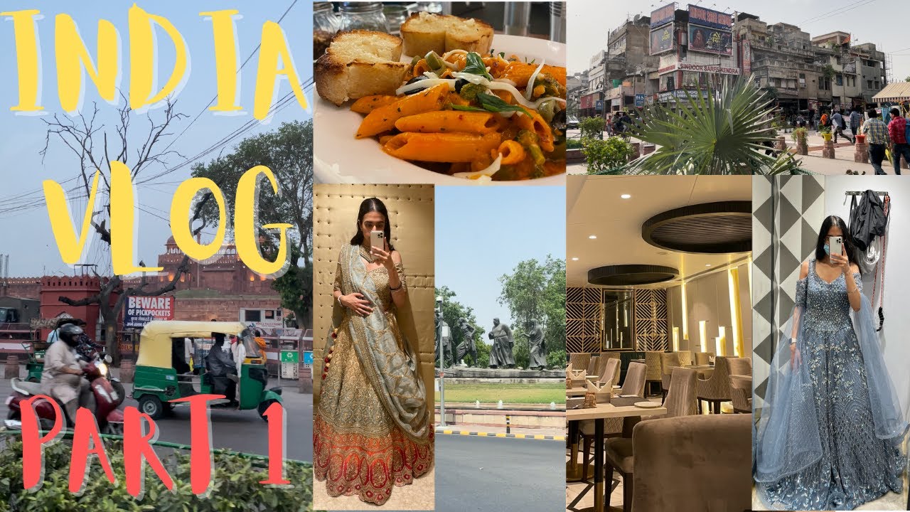 My Trip to India (part 1) -  I SAID YES TO MY WEDDING DRESS! | New Delhi