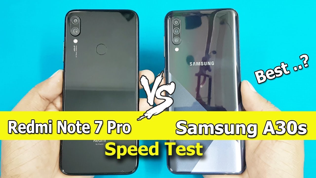 Samsung A30s vs Redi Note 7 Pro Speed Test / Comparison || Benchmark Scores & Best..?