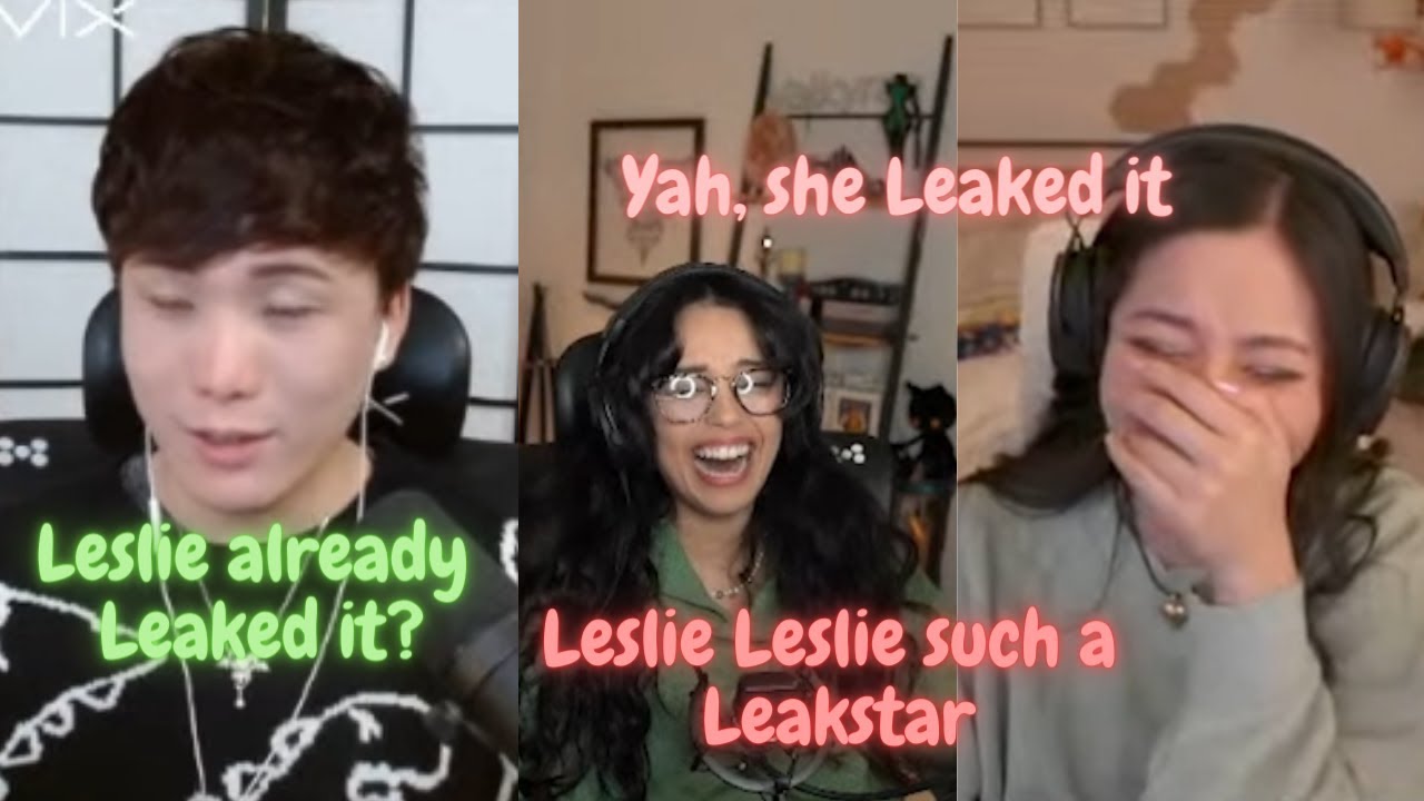 Sykkuno and Valkyrae on Leakslie leaking everything.