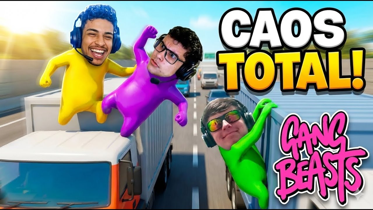 O JOGO MAIS CAÓTICO DA HISTÓRIA! 😱 - Gang Beasts