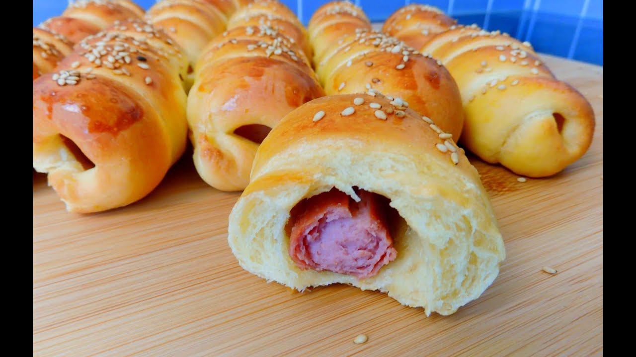Délicieux pain aux saucisses !!!