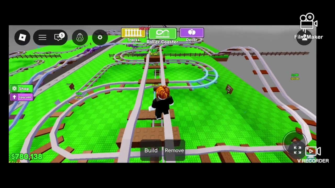 #roblox.  BUILD A ROLLOR COOSTER PART 2.             ##DENGUE 