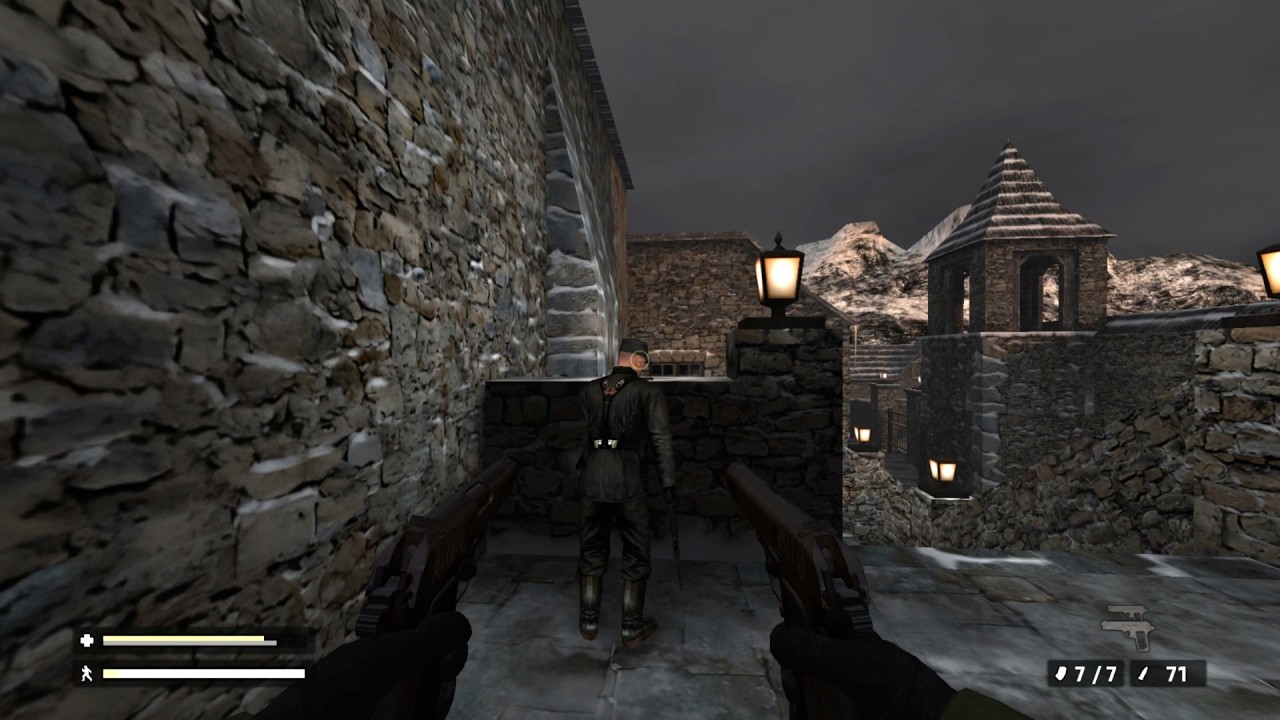 RealRTCW 5.3: Flying Saucers. Intro + Mission 1 Part 1 (Village)