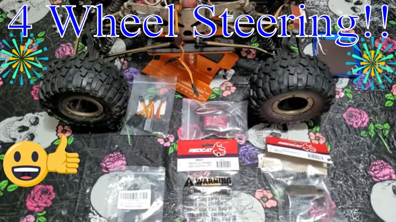 Best Upgrade Ever! Redcat Everest 10 Four Wheel Steering Install
