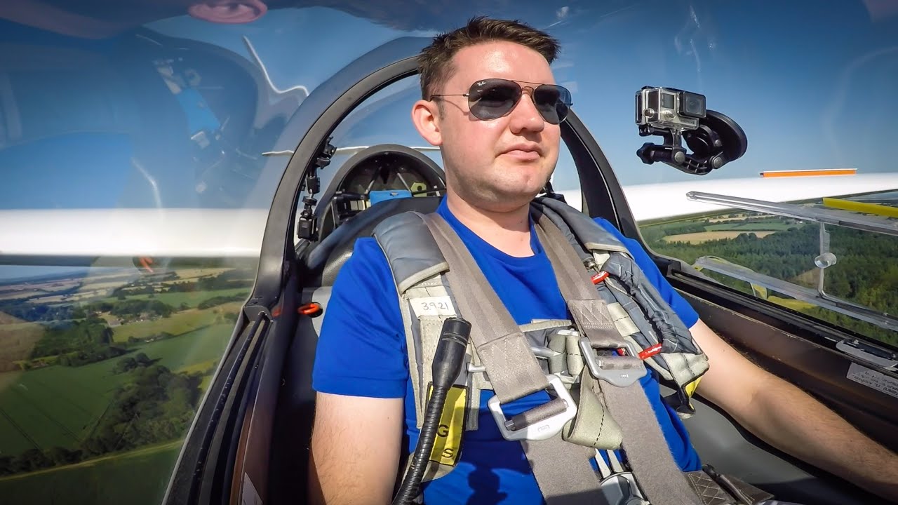 Пилот авиакомпании — первый самостоятельный полёт на планере | PlaneOldBen