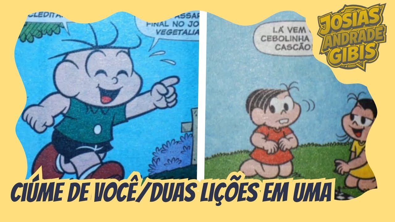 CEBOLINHA ESTÁ COM CIÚMES DO CASCÃO😡/A INVASÃO DOS ALIENÍGENAS 👽 | JOSIAS ANDRADE GIBIS 📖⭐