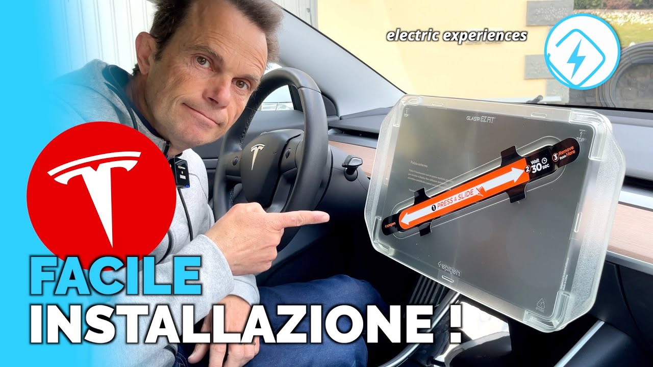Spigen PELLICOLA PROTETTIVA per Schermo Tesla Model 3 Model Y - FACILE installazione !
