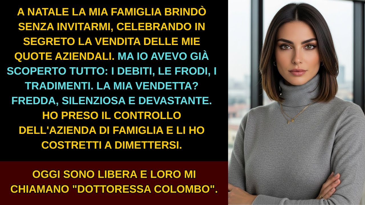 A Natale la mia famiglia fece brindisi senza chiamarmi, ma la mia calma li mise tutti in imbarazzo