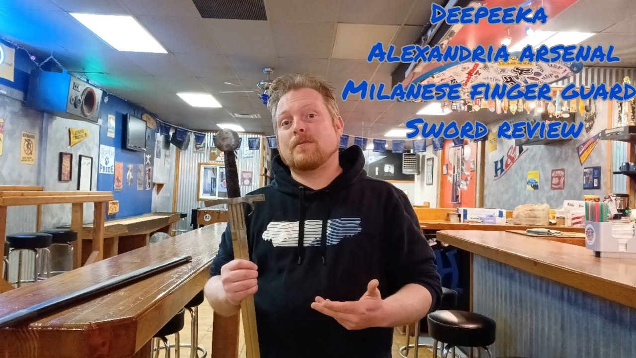 Deepeeka Alexandria Arsenal Milanese Finger Guard Sword Review