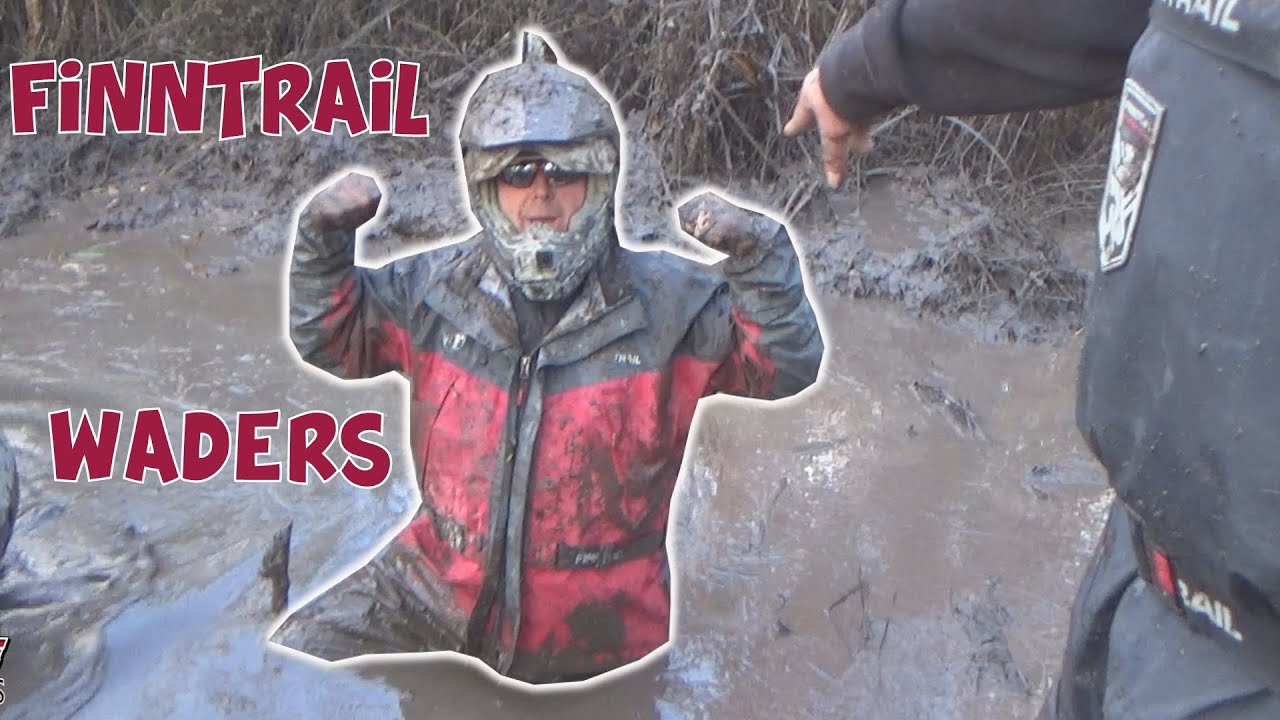 FINNTRAIL WADERS GOING MUDDING! ATV'S AND MUD