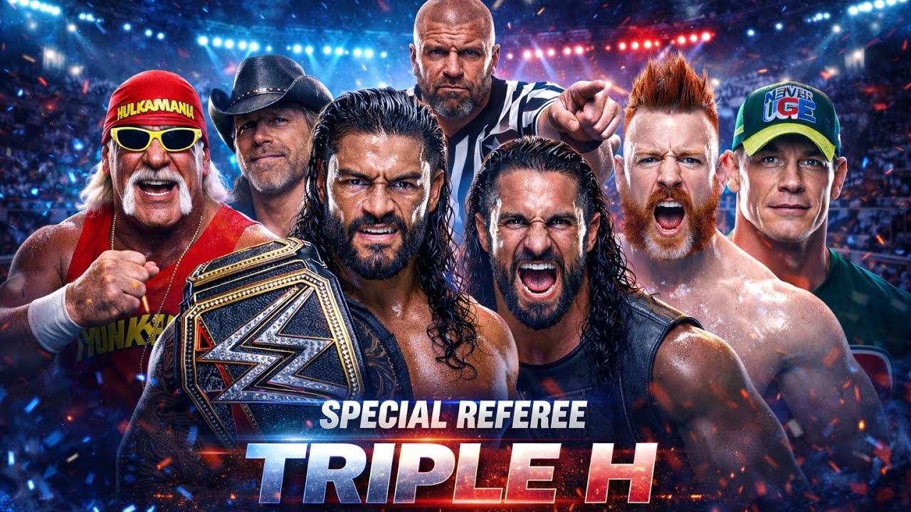Chaos Unleashed! Triple H as Special Referee in WWE Mega Match