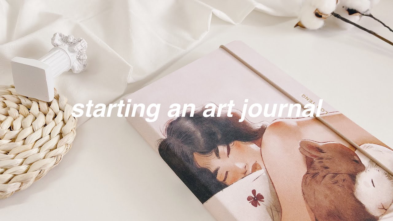 🥀 starting my first art journal ft. ana tomy
