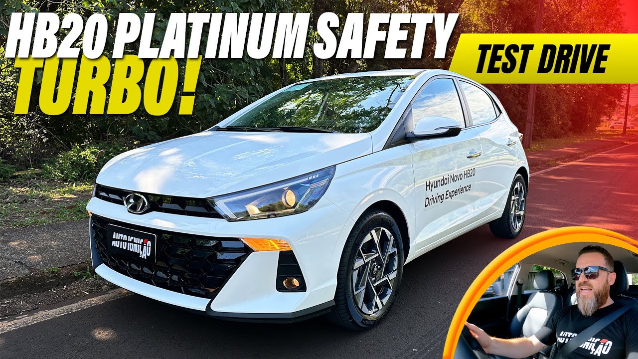 HB20 PLATINUM SAFETY 2025 - Test Drive Completo, Desempenho, Consumo e Tecnologia