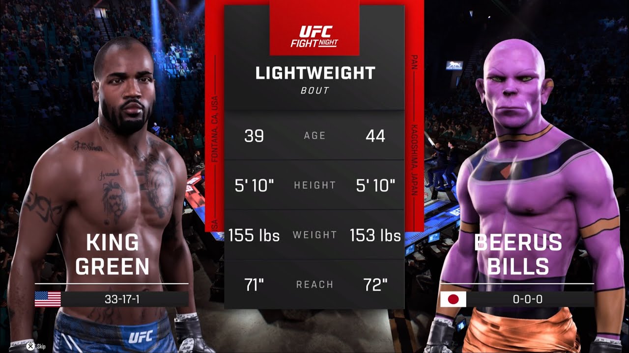 Beerus vs. Bobby Green - EA Sports UFC 5 - Epic Fight